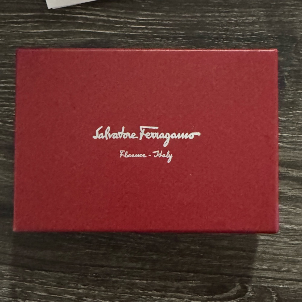 Salvatore Ferragamo Cream Leather Wallet